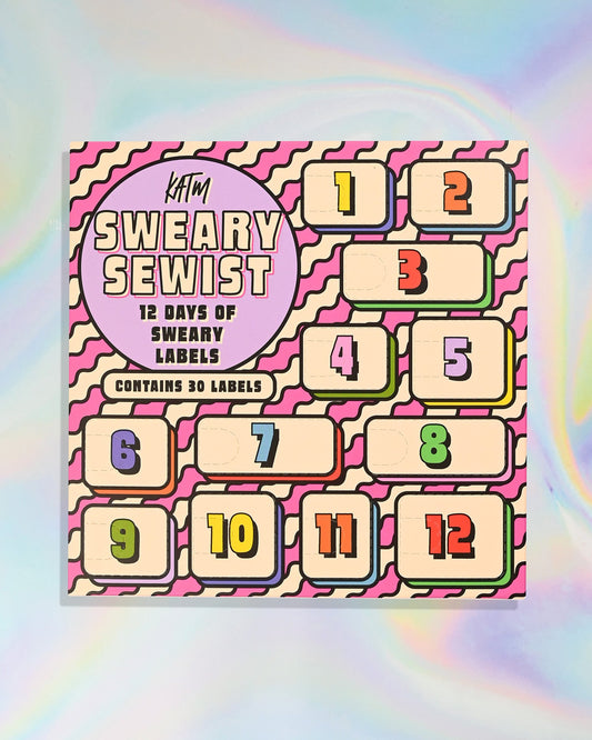 Sweary Sewist Advent Calendar | 12 Days of Labels
