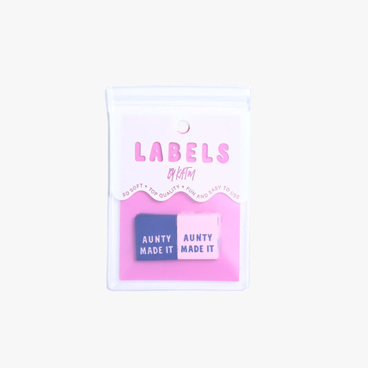 Aunty Made It Woven Labels | Case of 6 Units