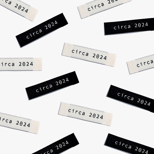 'Circa 2024' Labels | Box of 10 Packs