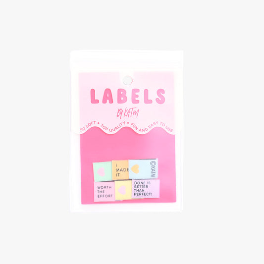 Mighty Minis Woven Labels | Case of 6 units