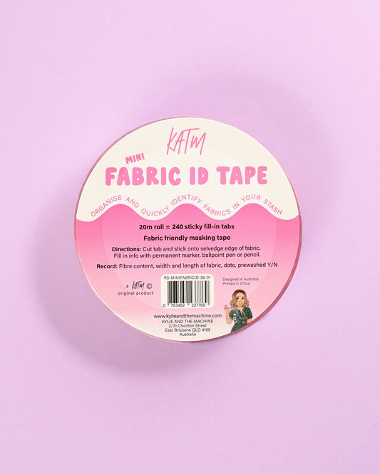 Mini Fabric ID Tape by KATM | 1 Tape Roll 20m