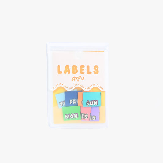 MON 2 SUN Woven Labels | Case of 6 units