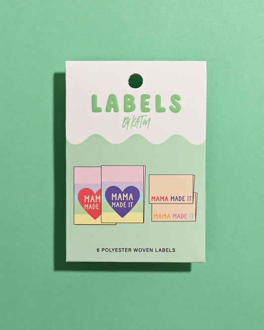 Mama Made It Woven Labels | Case of 6 units