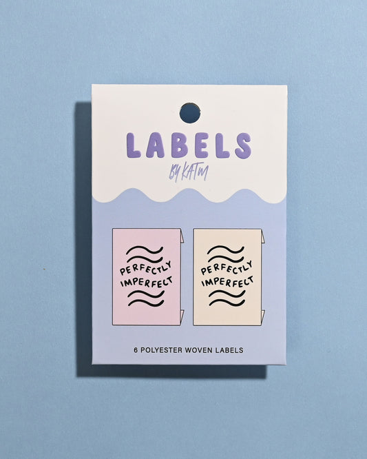 Perfectly Imperfect Woven Labels | Case of 6 units