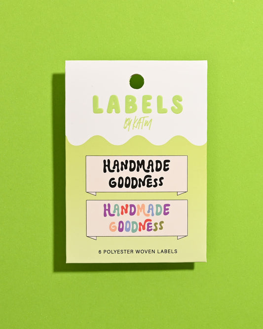 Handmade Goodness Woven Labels | Case of 6 units