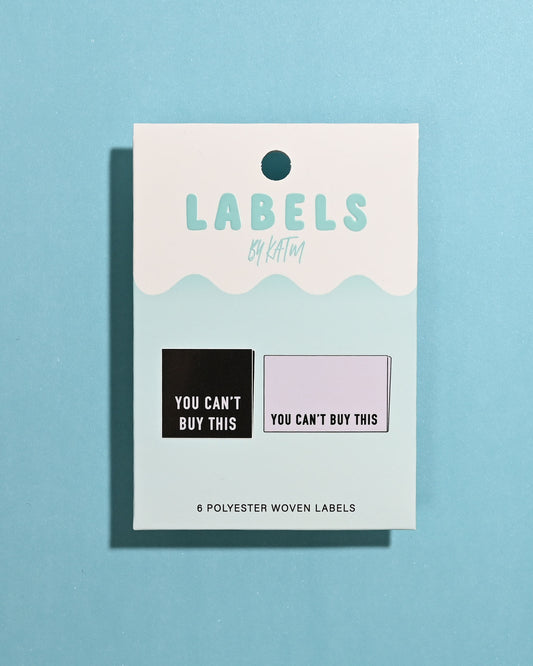 You Can't Buy This (Metallic) Woven Labels | Case of 6 units