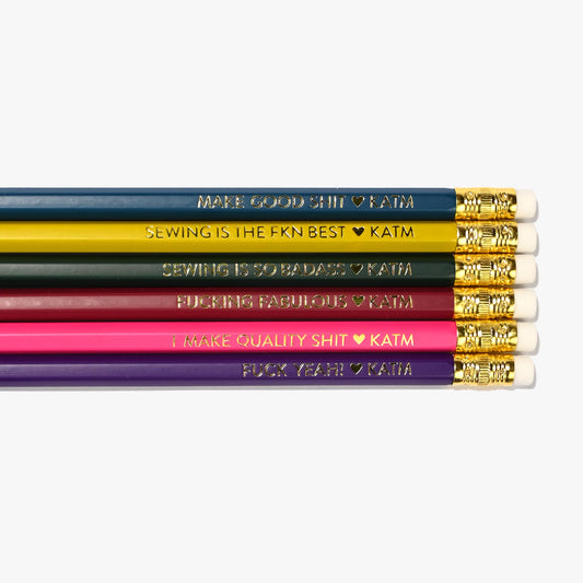 Sweary Sewist Pencil Packs | Case of 6 units
